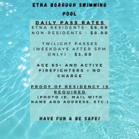 Etna Pool Opening Day! 